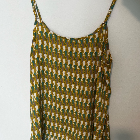 Seahorse Print Spaghetti Strap Top with Adjustable Straps - Picture 9 of 9